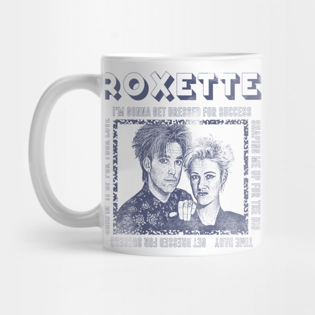 Roxette // 80s Faded Styled Original Fan Design by DankFutura